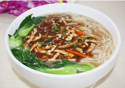 青菜肉丝面的做法_怎么做青菜肉丝面好吃-聚餐网