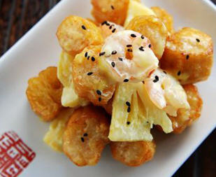 菠萝油条虾的家常做法教你怎么做好吃_家常菜