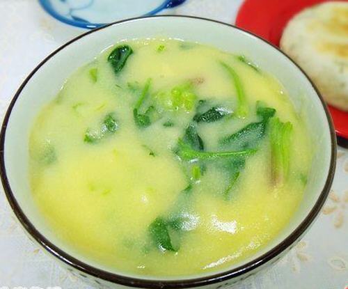 玉米菠菜粥
