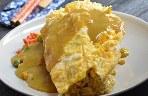 日式咖喱蛋包饭的做法-图解日式咖喱蛋包饭怎