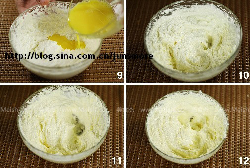 黄油的打发和加鸡蛋打发 