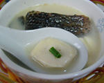 野生黑鱼煨豆腐汤
