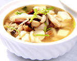 菌菇鸡汁豆腐汤