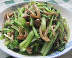 蟹味菇炒小白菜
