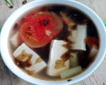 西红柿豆腐紫菜汤