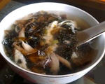 蘑菇紫菜蛋花汤