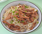葱油肉丝面