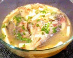 鲳鱼豆腐煲