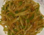 辣椒丝炒萝卜丝