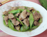 里脊肉炒丝瓜