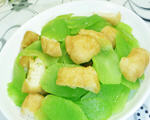 油豆腐炒莴笋
