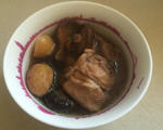 栗子香菇煮鸡汤(电锅版)