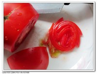 西红柿花的切法
