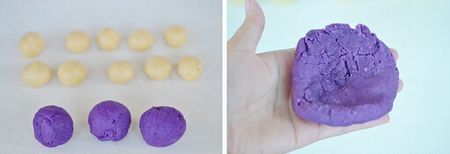 紫薯蛋黄月饼步骤13-14