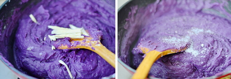 紫薯蛋黄月饼步骤4