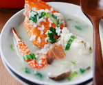 海蟹蘑菇菜泡饭