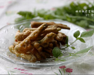 酥炸水芹菜梗