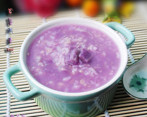 紫薯燕麦粥的功效与作用