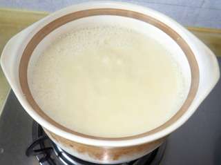 一碗家常的豆浆稀饭的做法步骤2