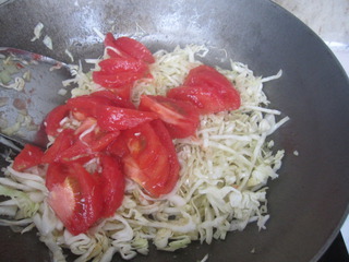 西红柿炒大头菜的做法步骤：8