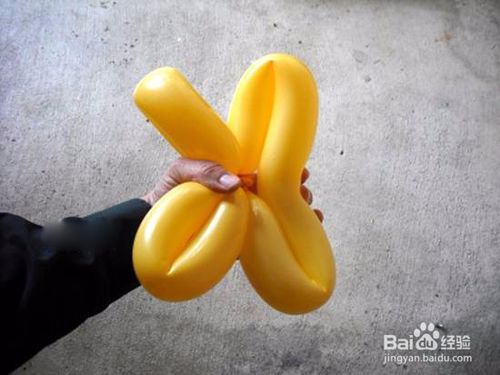 长气球简单造型花朵