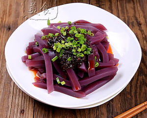 紫薯豌豆凉粉