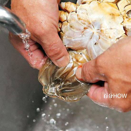 切螃蟹的方法图解教你螃蟹怎样切成小块最方便5