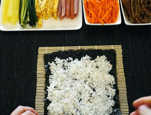 原味韩式紫菜包饭的做法与窍门图解5