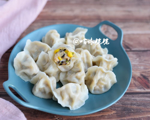 家常玉米猪肉水饺2