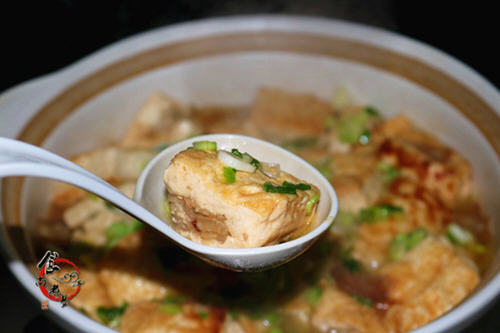 鸡汤炖豆腐的家常做法2