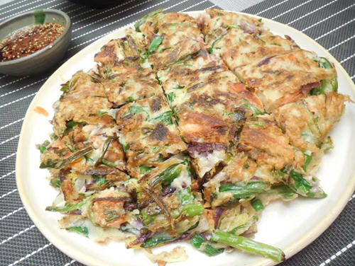 韩国韭菜海鲜饼1
