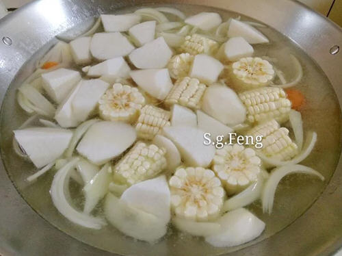 蛤蛎蔬菜豆腐锅5