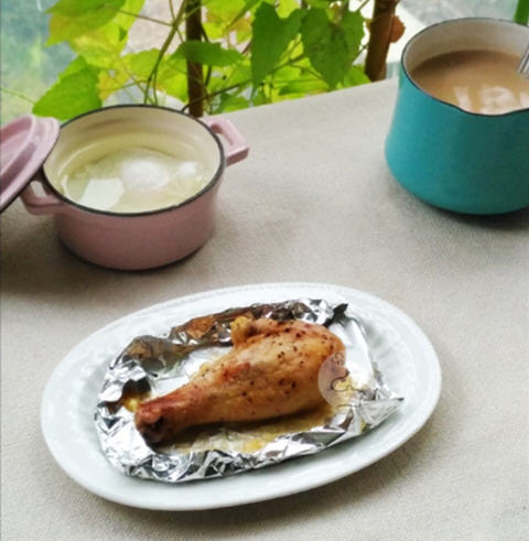 皮脆肉嫩的椒盐烤鸡腿1