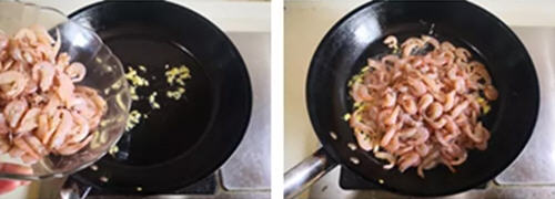韭菜炒河虾的家常做法3