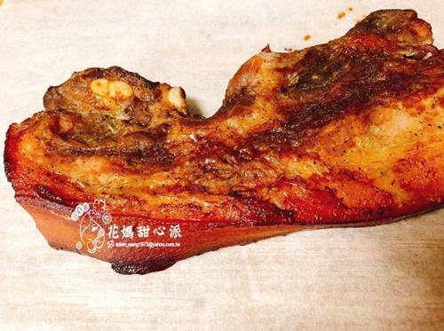 烤箱快速做五香咸猪肉3