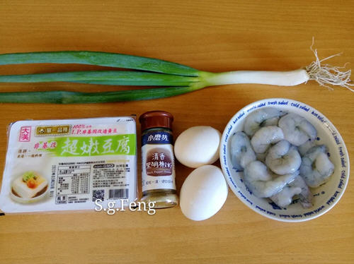 家庭虾仁豆腐蒸鸡蛋10