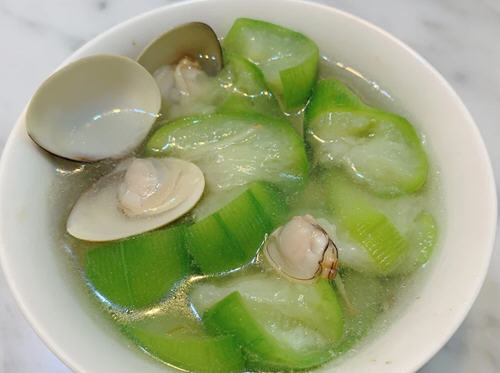 丝瓜蛤蜊清汤1