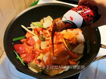 番茄牛肉汤的家常做法5