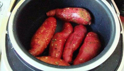 电饭煲烤红薯3