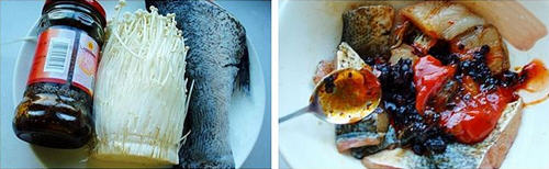 砂锅金针菇焖鱼的家常做法4