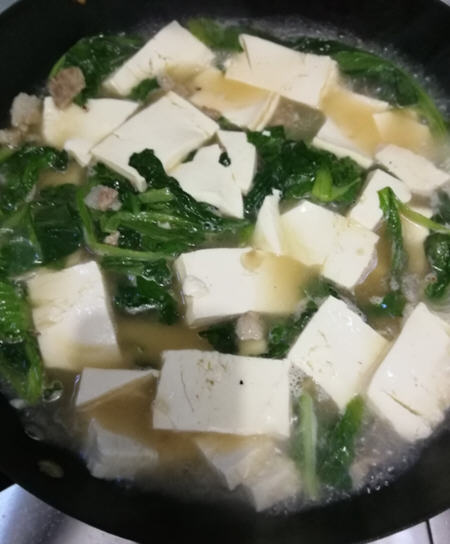 东北小白菜炖豆腐2