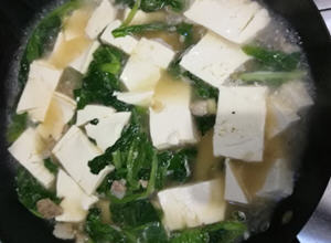 东北小白菜炖豆腐